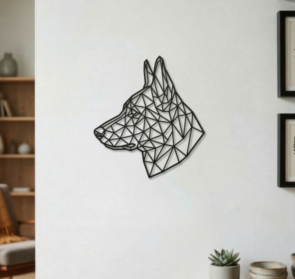 Geometric German Shepherd